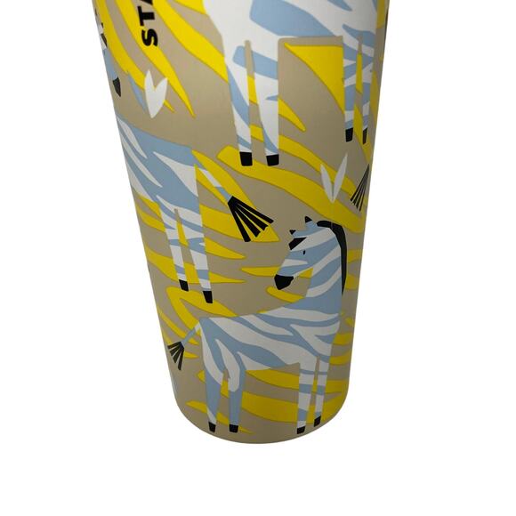 Starbucks Zebra in Golden Jungle Travel Tumbler 16oz - Picture 3 of 7